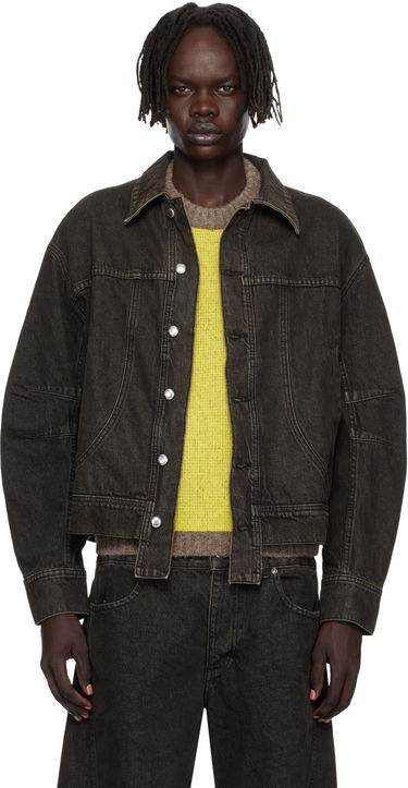 Яке Eckhaus Latta Eckhaus Latta 'El Jacket Redux' Denim Jacket Черно | 1224-EL-PF25-S, 0