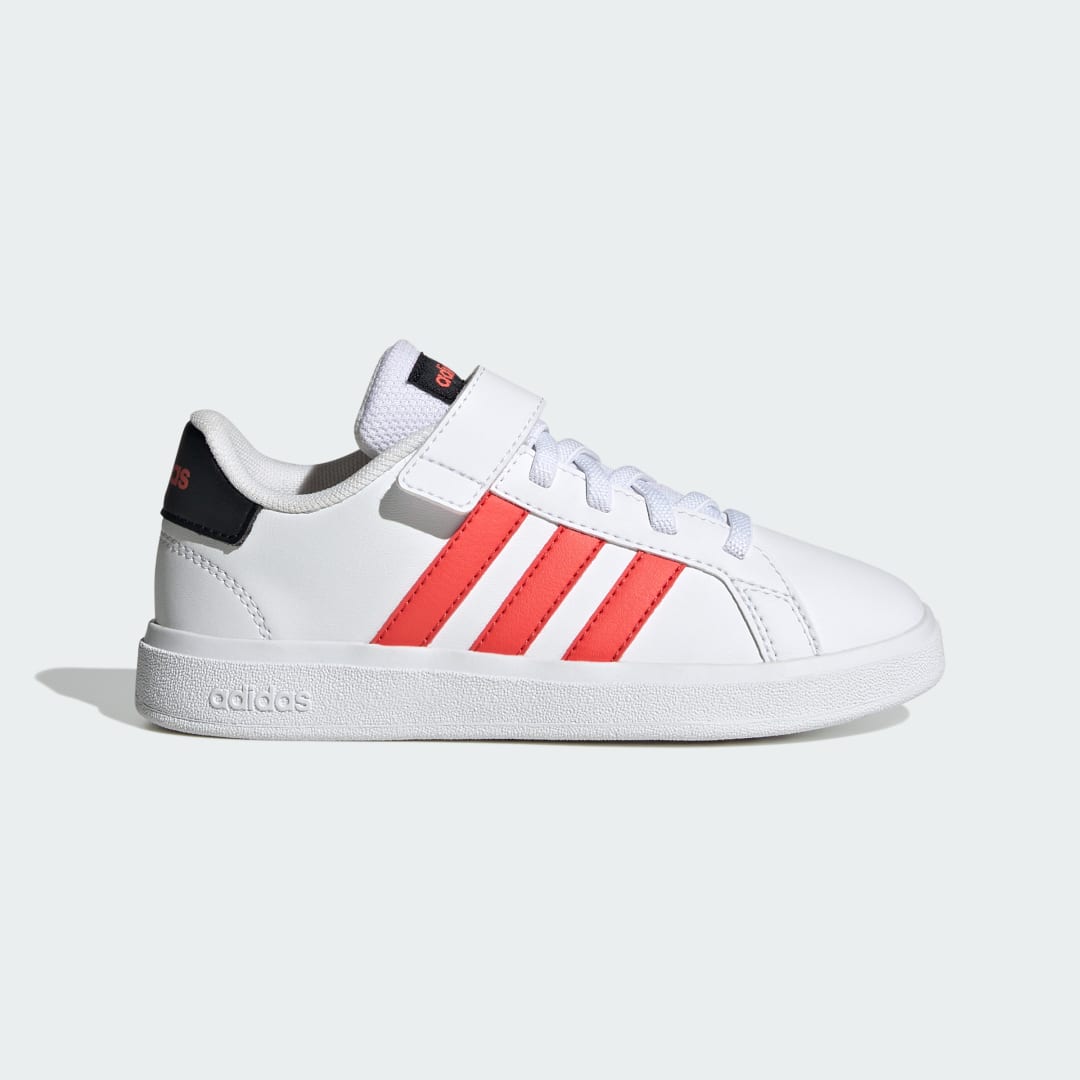 Кецове и обувки adidas Performance Grand Court Elastic Lace and Top Strap Бяло | IG4840, 0