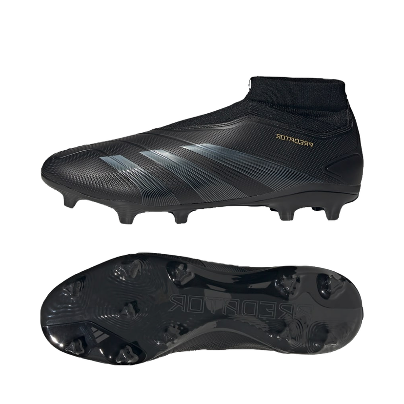 Кецове и обувки adidas Performance Predator League Laceless Firm Ground Черно | IF6334