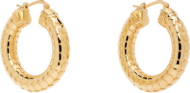 Обеци Versace Versace Greca Gold Hoop Earrings Жълто | 1020562_1A00620, 1