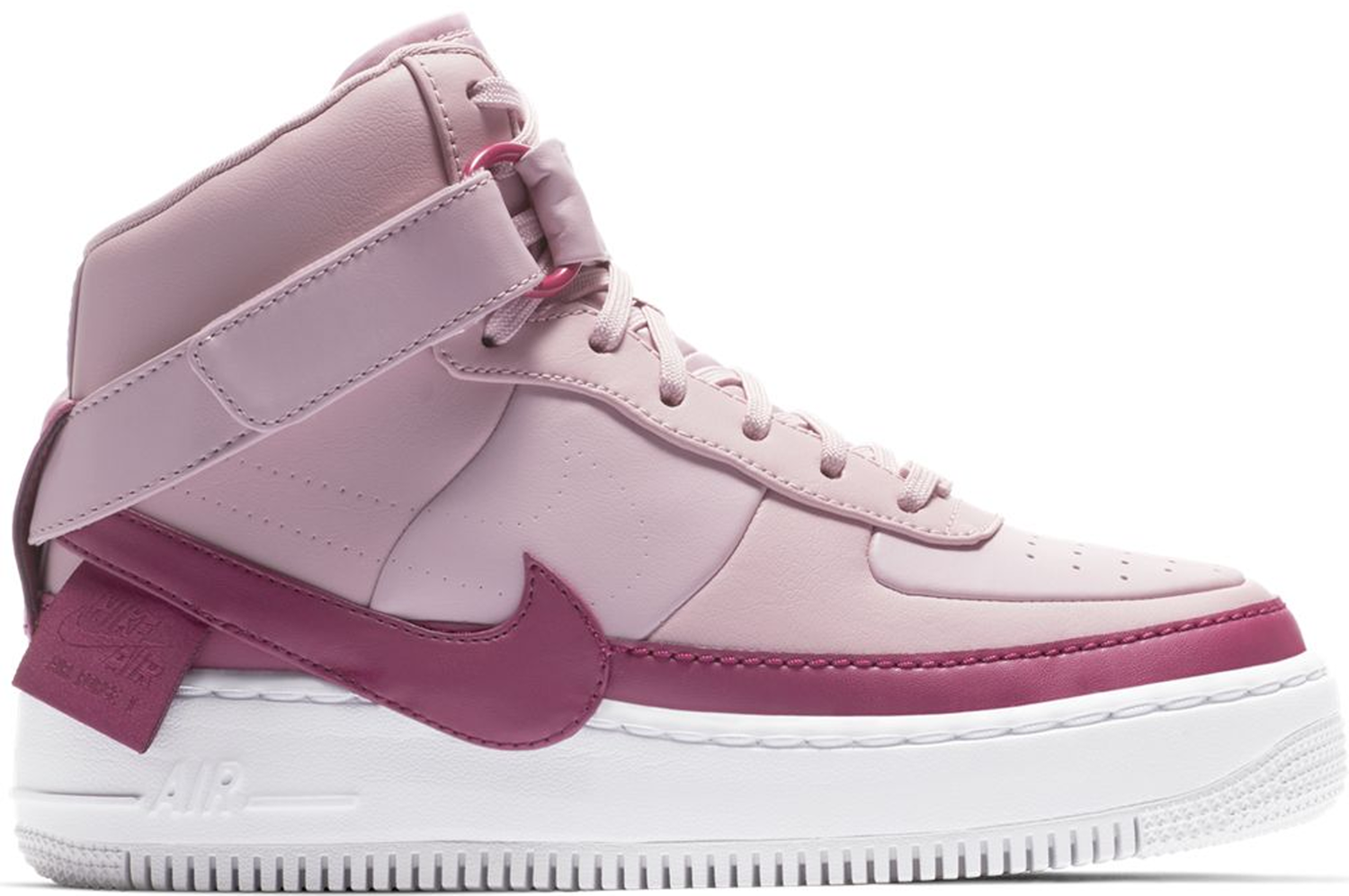 Кецове и обувки Nike Air Force 1 Jester High XX Plum Chalk True Berry W Розово | AR0625-501, 0