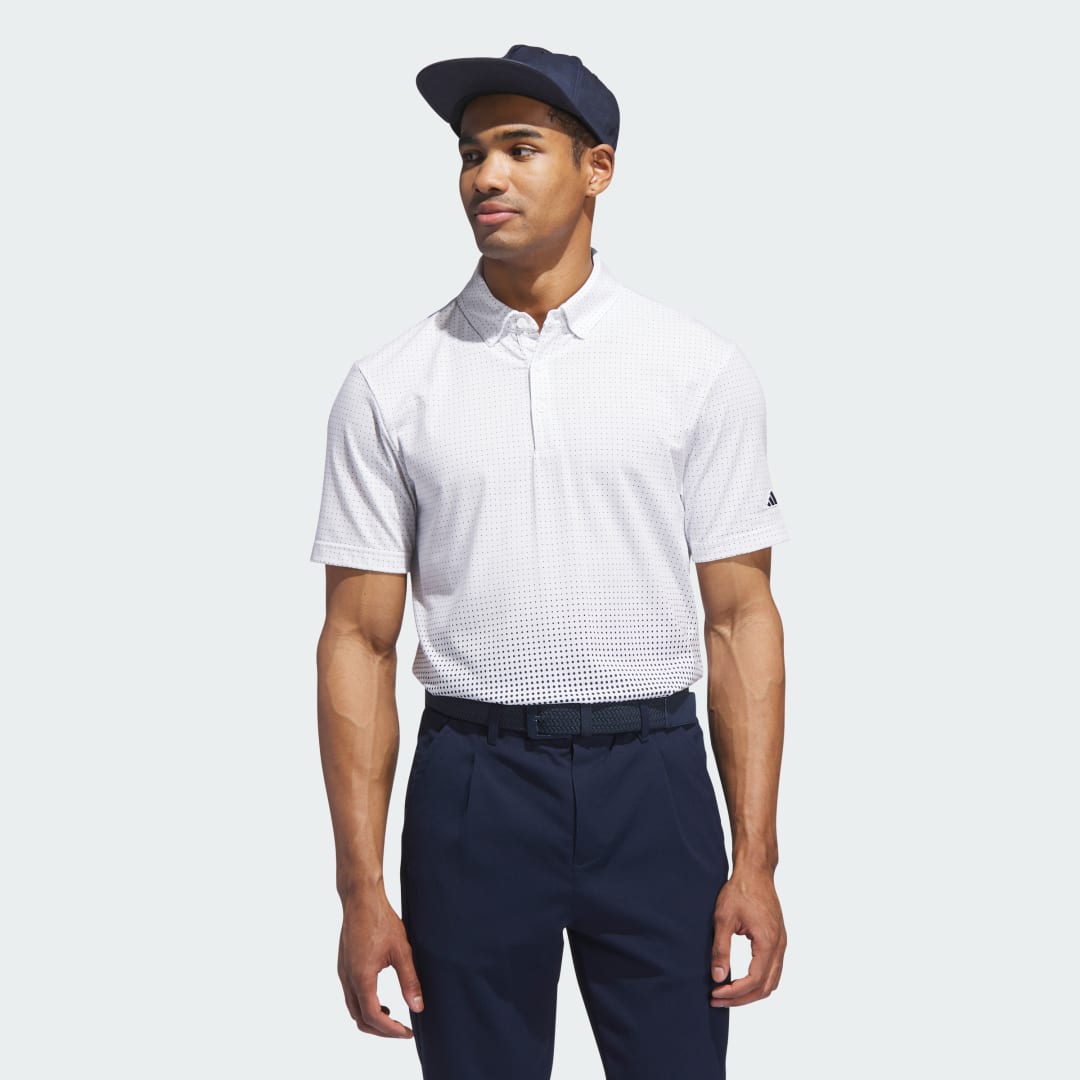 Поло тениска adidas Performance Go-to Rise Print Polo Shirt Бяло | JL7903, 0