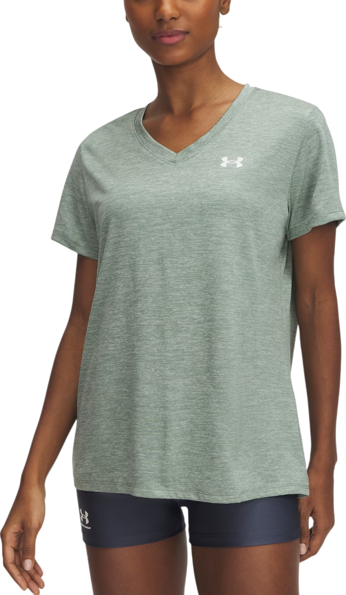 Тениска Under Armour Under Armour Tech Short Sleeve V-Neck T-Shirt Зелено | 1384227-348, 0