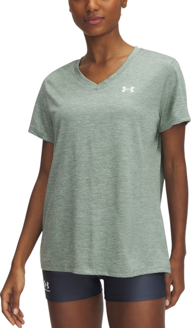 Тениска Under Armour Under Armour Tech Short Sleeve V-Neck T-Shirt Зелено | 1384227-348, 0