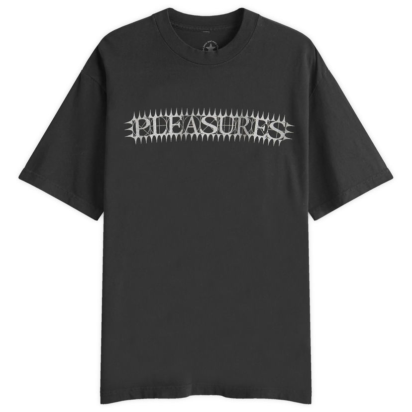 Тениска Pleasures Spike T-Shirt Черно | P24F101-BLK