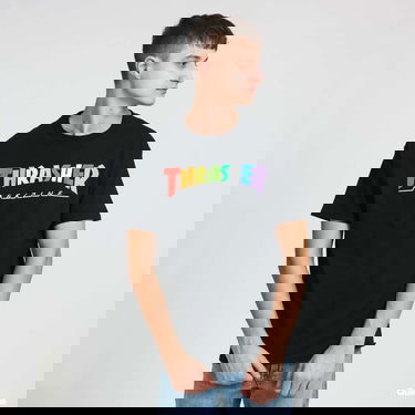 Тениска Thrasher Rainbow Mag Tee Black Черно | 064733, 0