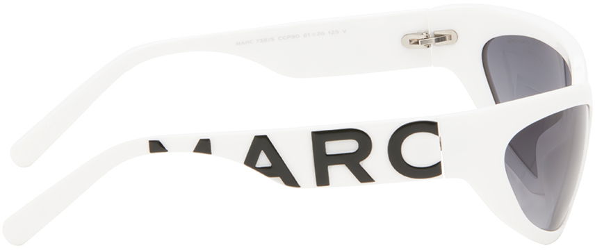 Слънчеви очила Marc Jacobs Marc Jacobs Bold Logo Wrapped Sunglasses Бяло | Marc 738/S 716736980867, 1