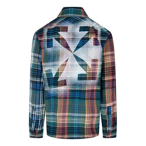 Риза Off-White Arrows Print Long Sleeve Shirt Многоцветен | OMGA133E20FAB0014510, 0