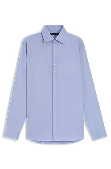 Риза BOSS BECKHAM x BOSS slim-fit shirt in Oxford cotton Синьо | 50554813, 0