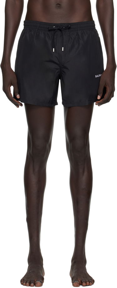 Бански Balmain Balmain Logo Swim Shorts Черно | BWB641580, 0