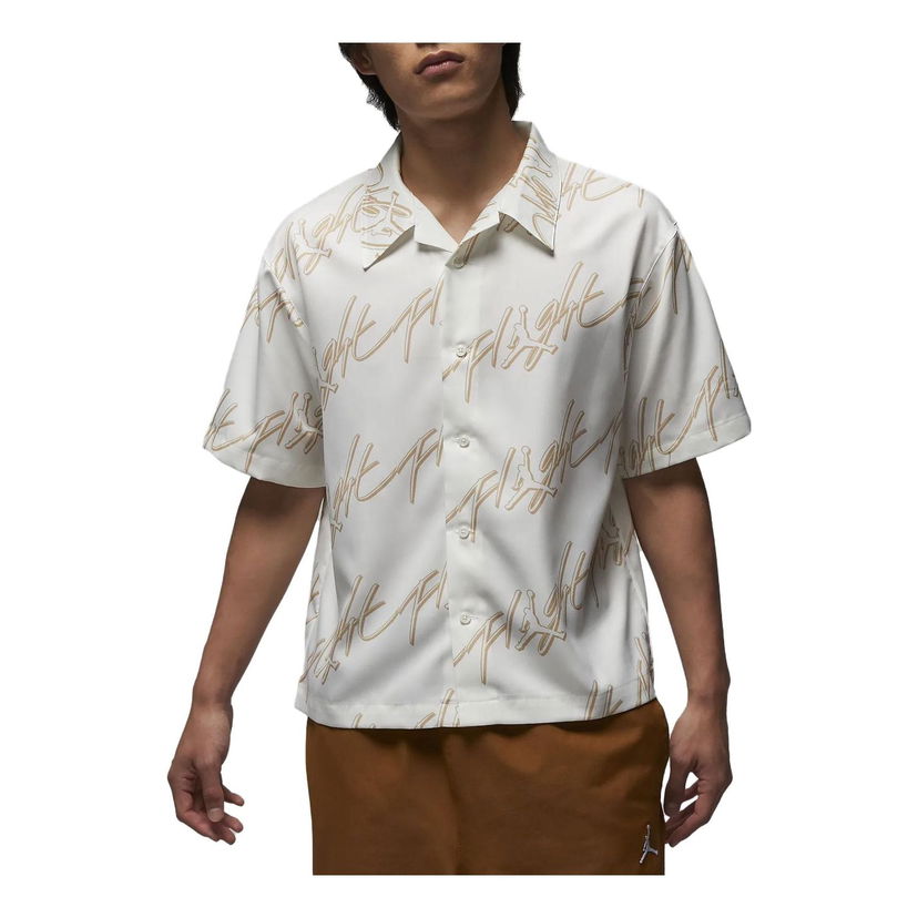 Риза Jordan Essentials Flight Print Shirt Бяло | FB7323-133