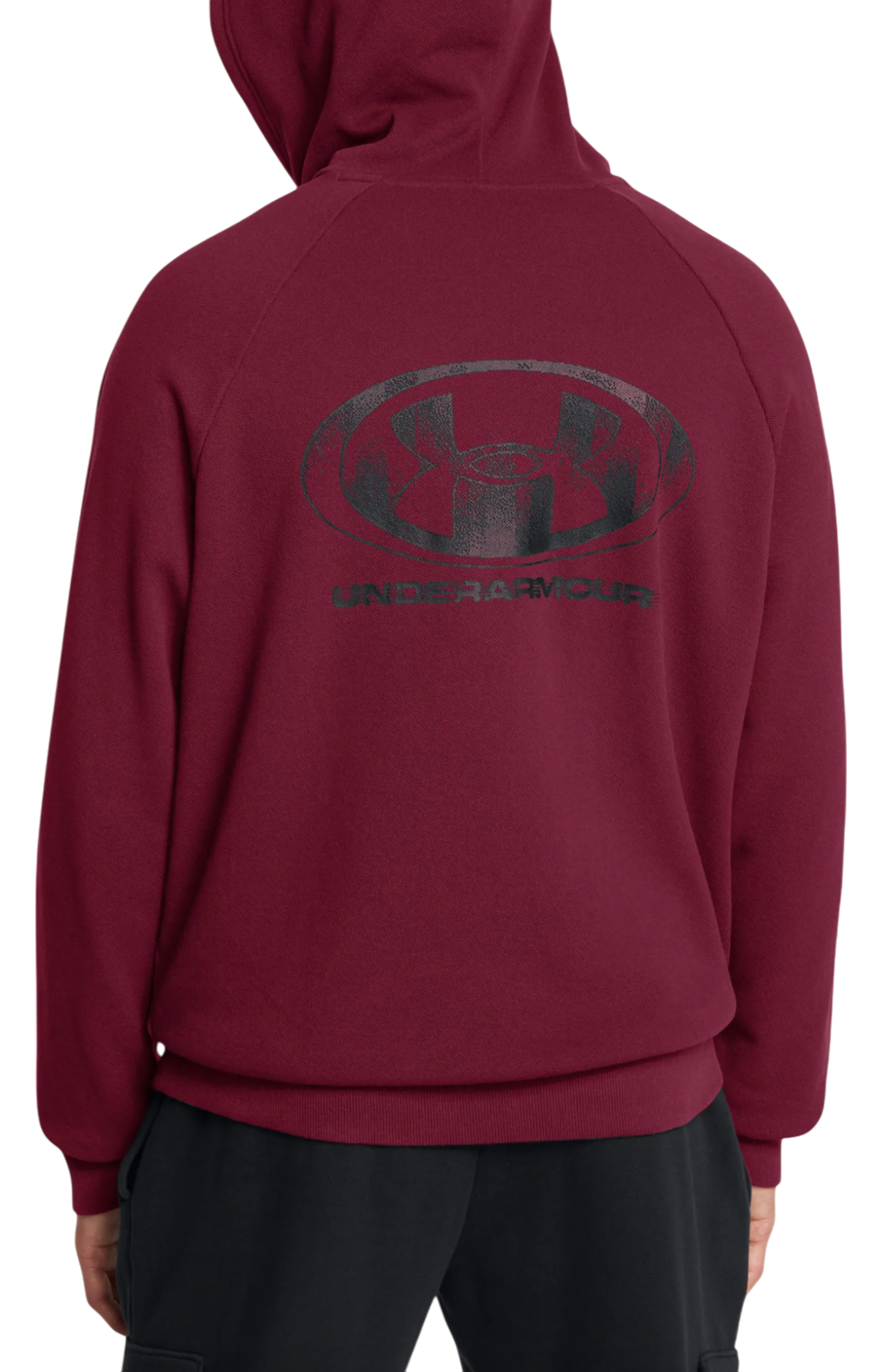 Суитчър Under Armour Under Armour Rival Fleece Textured Hoodie Бургунди | 1389428-625, 1