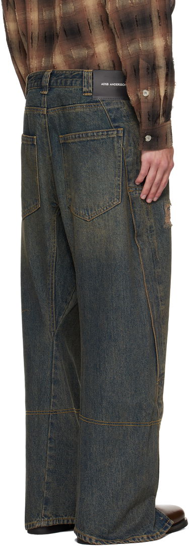 Дънки Andersson Bell Andersson Bell Twisted Zipper Pocket Jeans Синьо | apa841u, 2