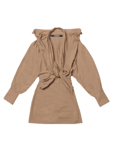 Pокля Jacquemus La Robe Agui Dress Бежово | 223DR033 1061 150
