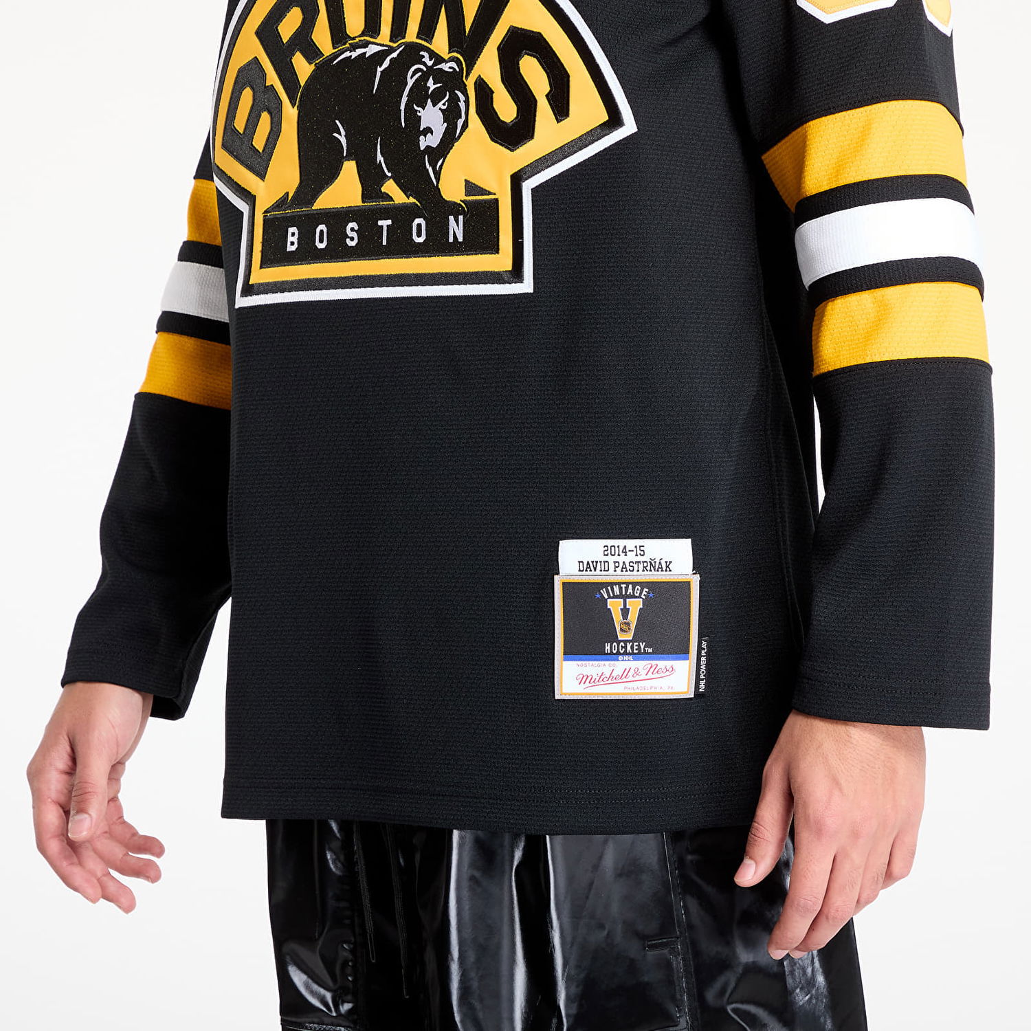 Фланелка Mitchell & Ness Bruins 2014 Pastrnak Jersey Черно | RJY77874-BBN14DPTBLCK, 1