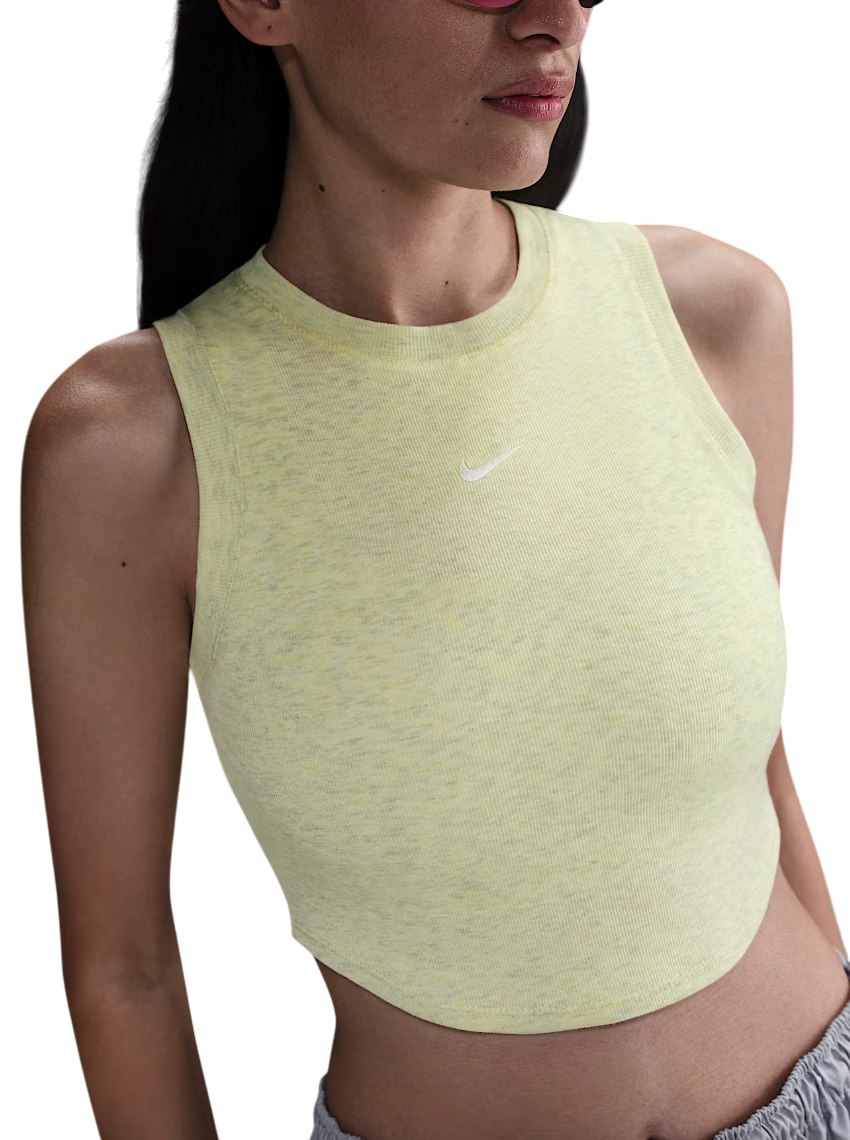 Потник Nike Nike Chill Knit Cropped Tank Top Жълто | fb8279-701, 0