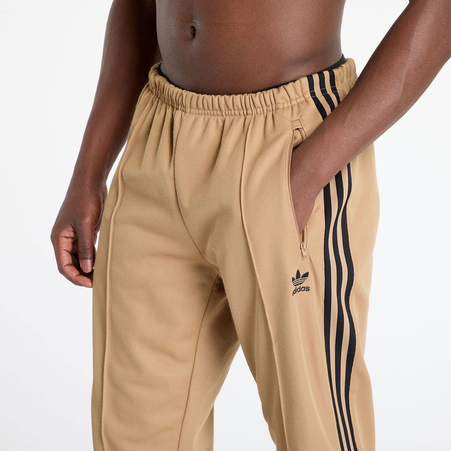 Спортни панталони adidas Performance Adicolor Classics Beckenbauer Track Pants Кафяво | JY1276, 1