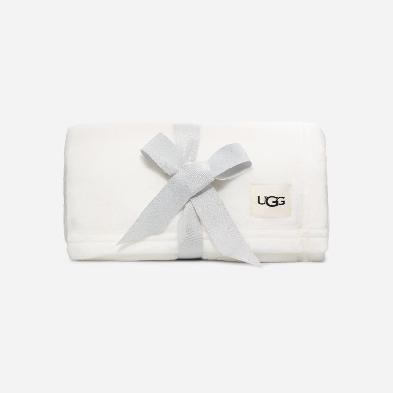 Шал UGG Bartlet Fleece Blanket Бяло | 1131437-CSLV, 1