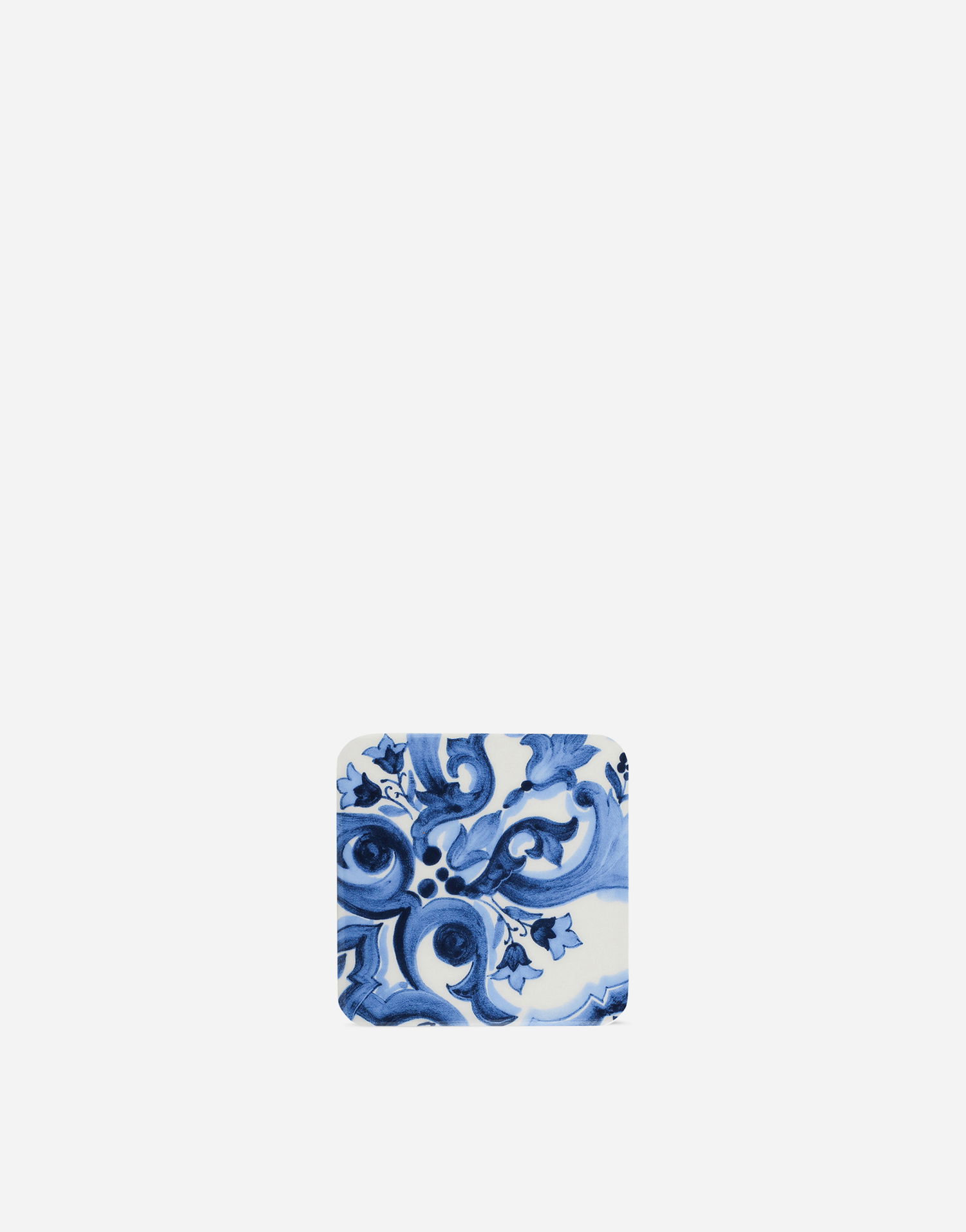 Домашен декор Dolce & Gabbana Dolce & Gabbana Small Porcelain Coaster Синьо | TC0065TCAEMUB001, 0