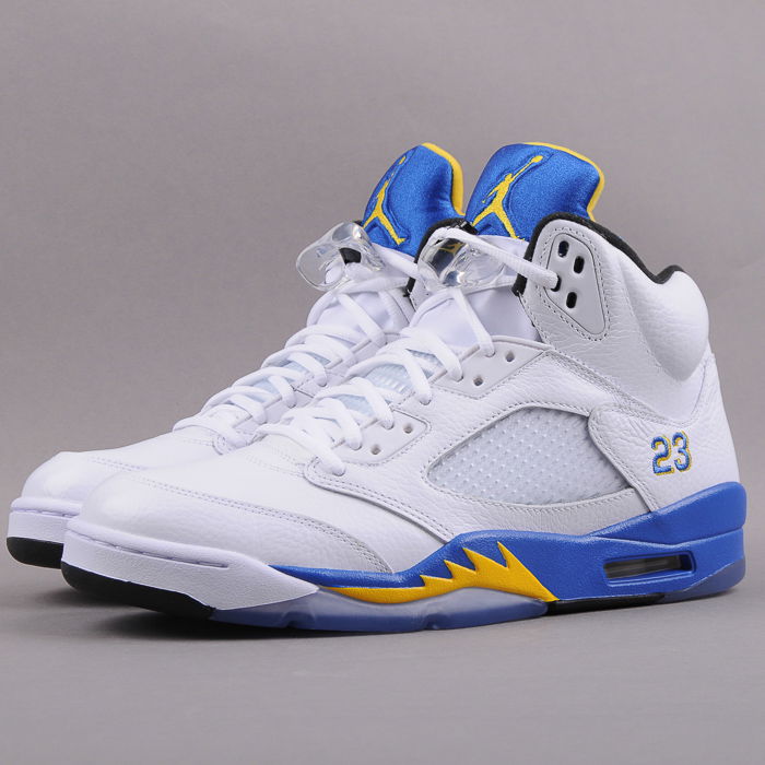 Кецове и обувки Jordan Air Jordan 5 Retro "Laney" 2013 Бяло | 136027 189, 1