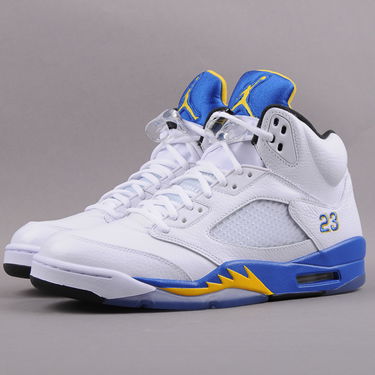 Кецове и обувки Jordan Air Jordan 5 Retro "Laney" 2013 Бяло | 136027 189, 1