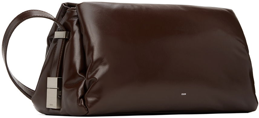 Чанта през рамо OSOI Pillow Bau Leather Shoulder Bag Кафяво | 24FWB03012002, 1