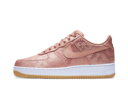 Кецове и обувки Nike CLOT x Air Force 1 Low Premium "Rose Gold Silk" Розово | CJ5290 600
