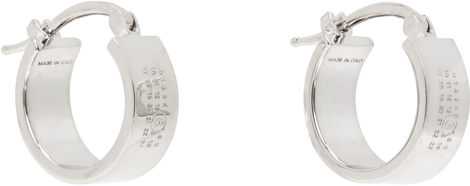Обеци Maison Margiela MM6 Maison Margiela Silver Hoop Earrings Металик | SM7VG0102 SV0310, 1