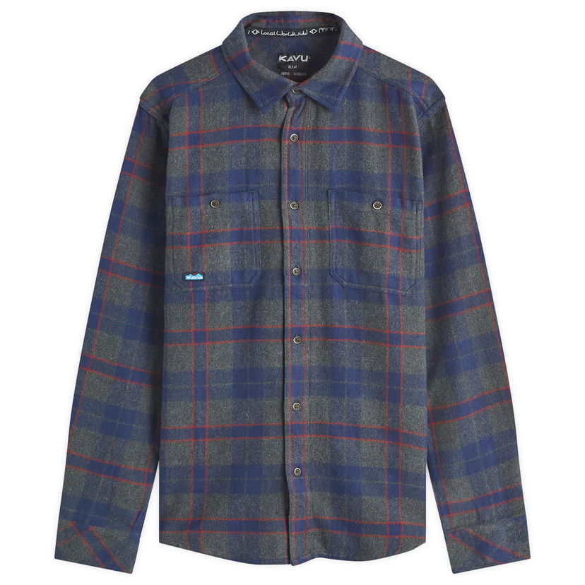 Риза KAVU Big Joe Overshirt Harbor Side Синьо | 510-2447