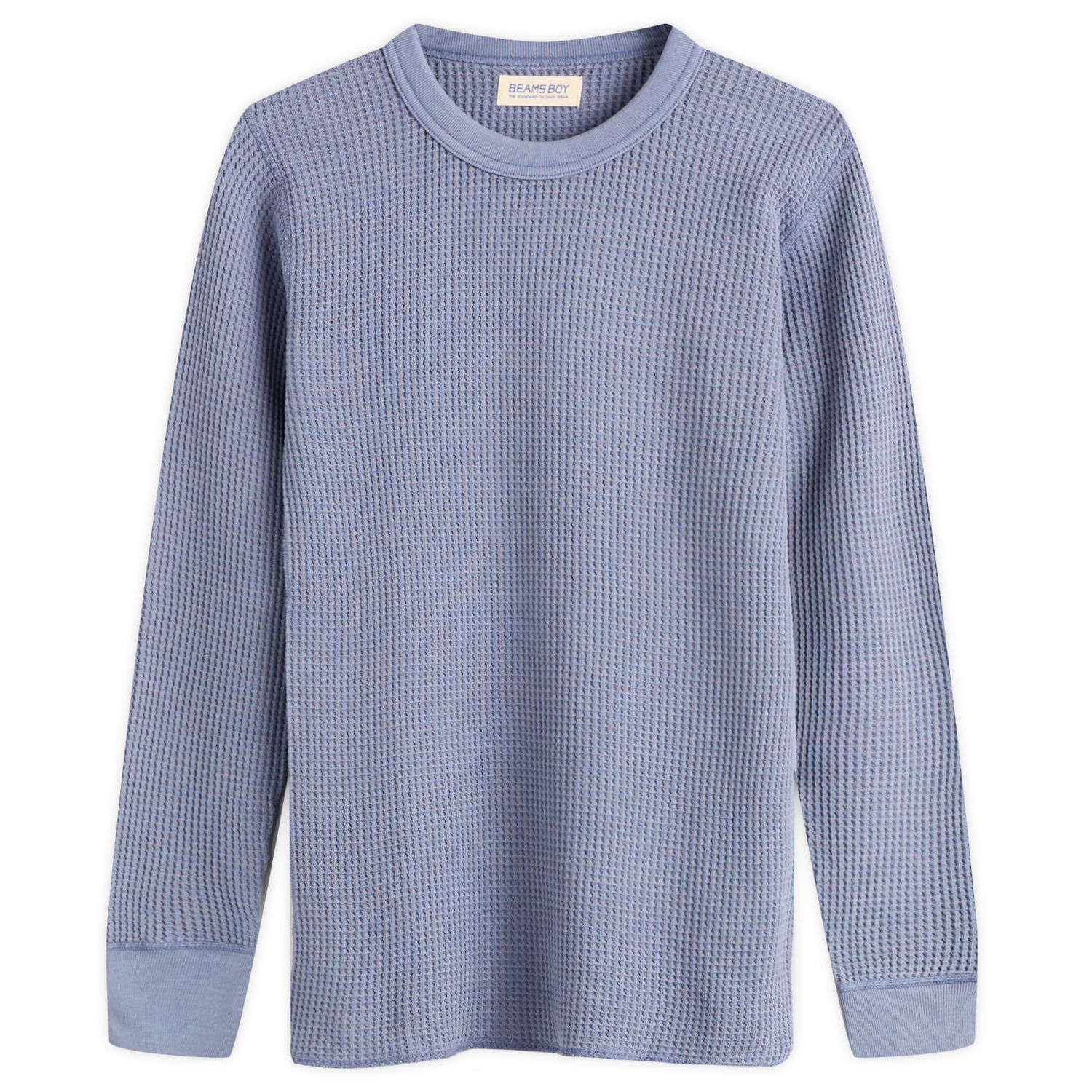 Тениска BEAMS Beams Boy Thermal Crew Long Sleeve T-Shirt Синьо | 1314-0091-654-75, 0