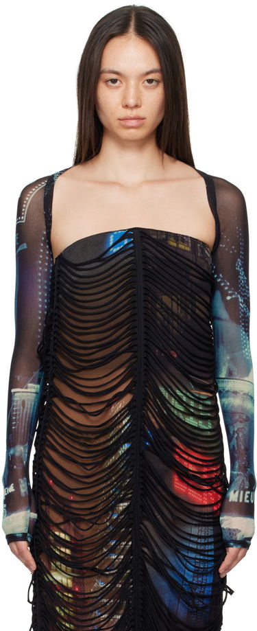 Тениска Jean Paul Gaultier Gaultier 'The Pigalle' Bolero Top Многоцветен | 24/30-F-TO207-T552-59560100, 0