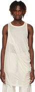 Rick Owens Hollywood Anthem Draped Tank Top
