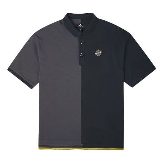 Поло тениска Converse Jack Purcell Men's Polo Shirt Черно | 10022780-A02