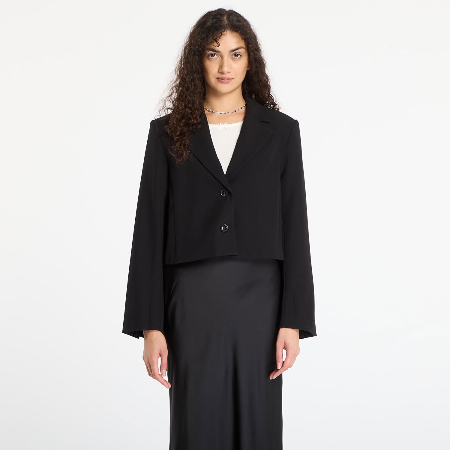 Яке Samsoe Samsoe Cropped Salaney Blazer Черно | F25300114_CLR000021, 0