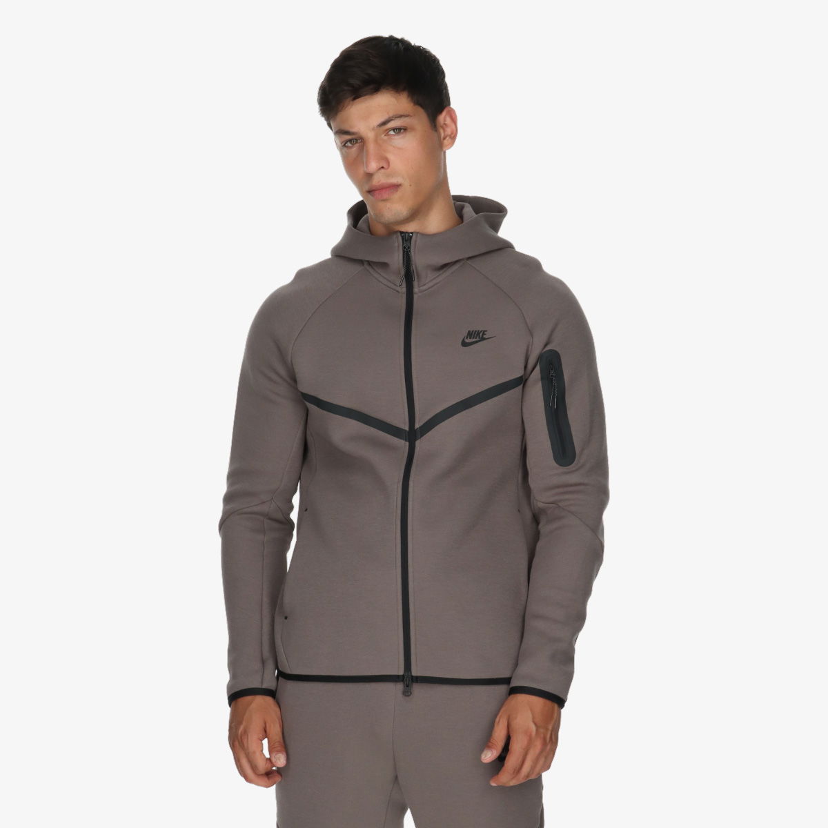 Суитчър Nike Nike Tech Fleece Full-Zip Hoodie Сиво | HV0949-289, 1