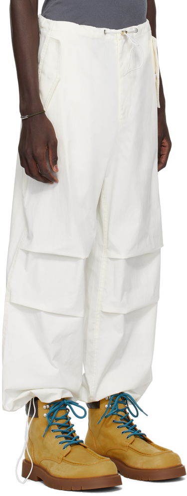 Карго панталони Dion Lee Parachute Trousers with Drawstring Waist Бежово | C2100R23, 4