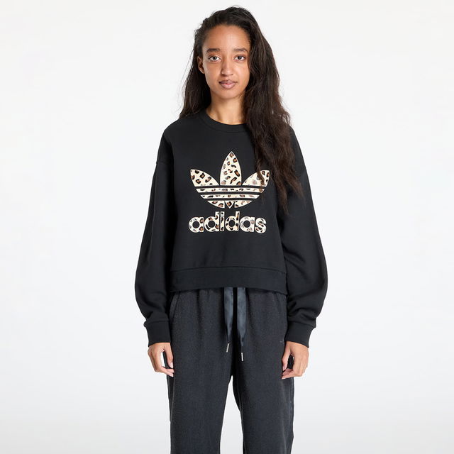 adidas Leopard Sweatshirt Black S