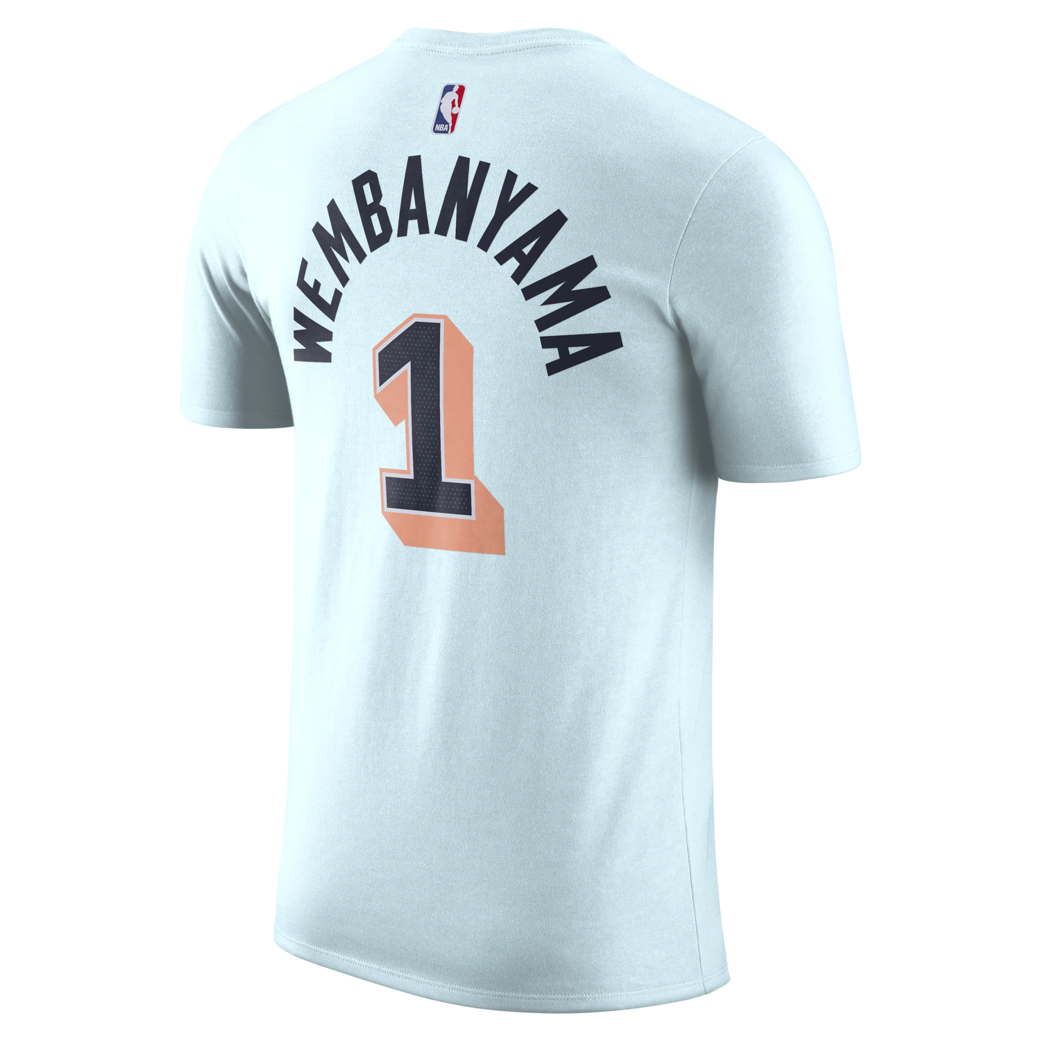 Тениска Nike Victor Wembanyama San Antonio Spurs Essential City Edition Short Sleeve T-Shirt Синьо | HJ2789-477, 1