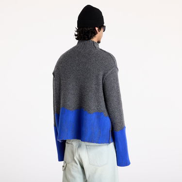 Пуловер A-COLD-WALL* Saturate Knit High Neck Grey Slate Сиво | ACWMK171 Grey, 4