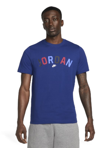 Тениска Jordan Wordmark T-Shirt Синьо | DH8978-455