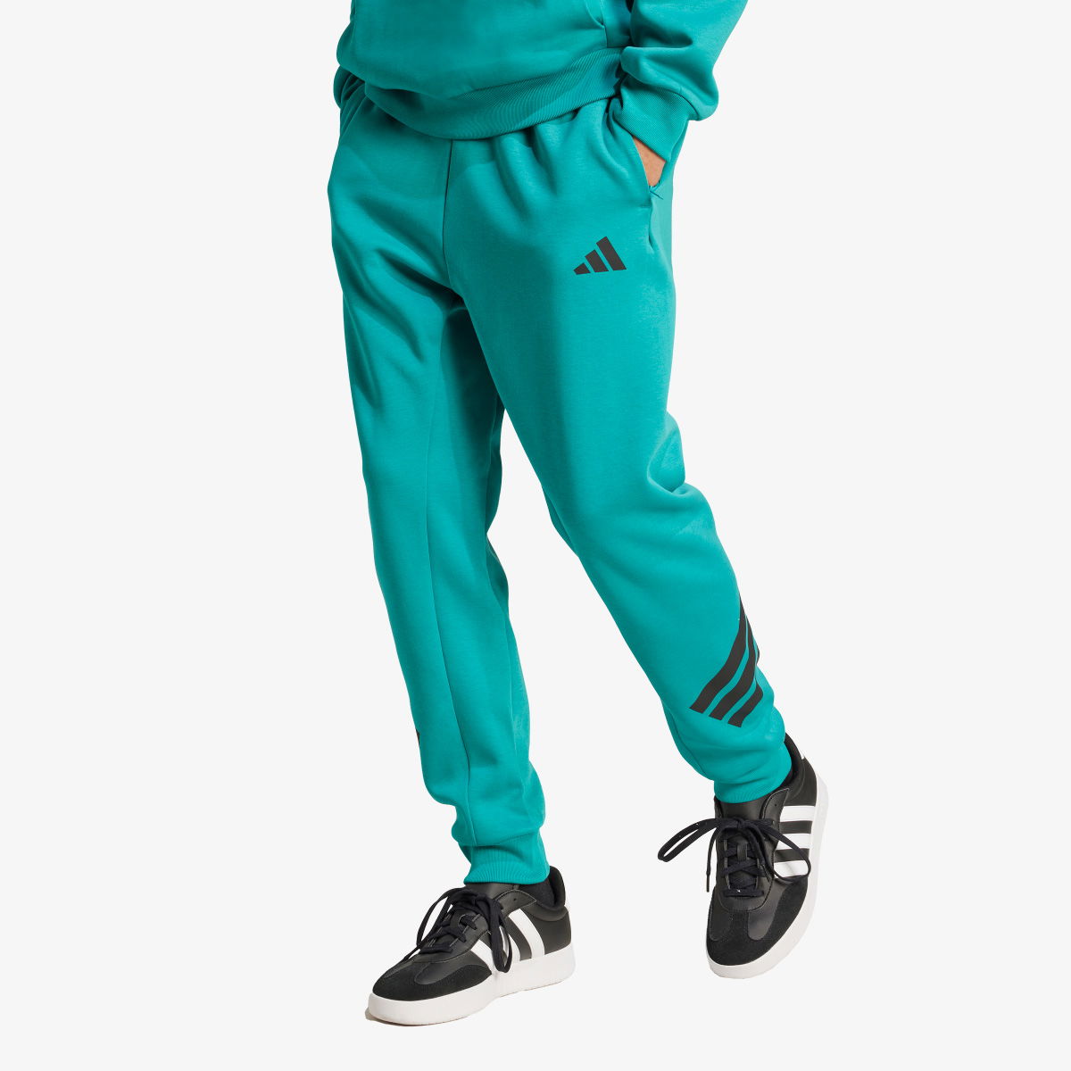 Спортни панталони adidas Originals Men's Fleece Pants Тюркоазено | JW7089, 1