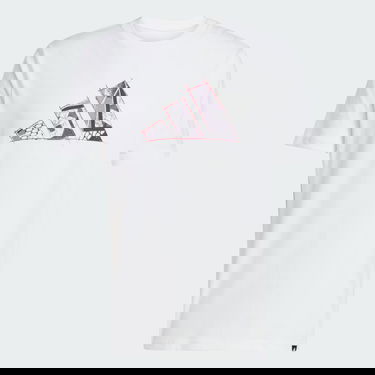 Тениска adidas Performance Logo Graphic T-Shirt Бяло | JJ3935, 3