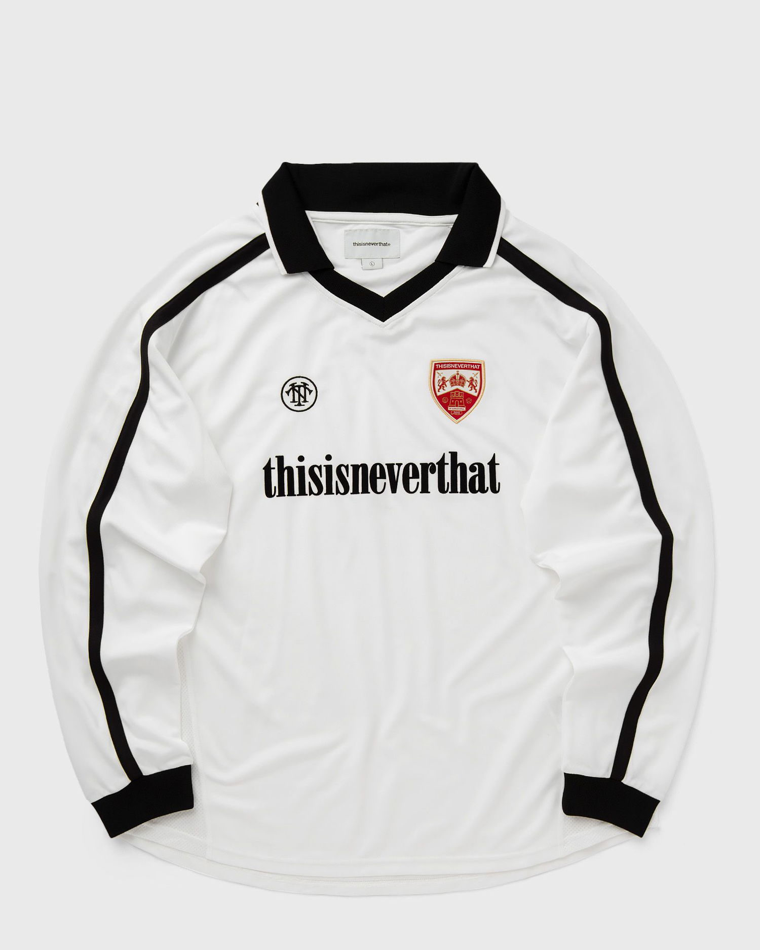 Поло тениска thisisneverthat White Soccer Jersey Бяло | TN243TTSLT01WHT, 0