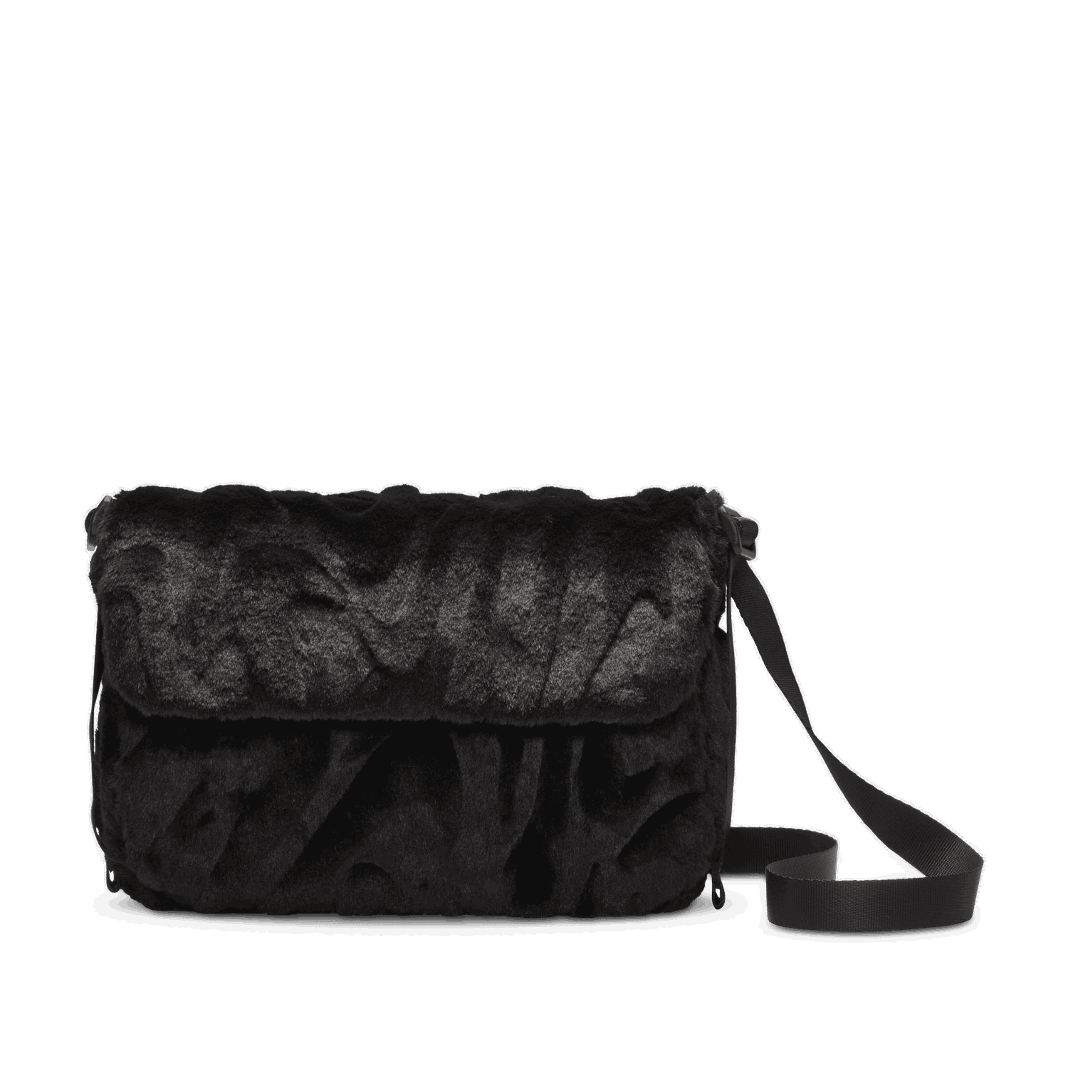 Чанта през рамо Nike Sportswear Futura 365 Faux Fur Crossbody Bag Черно | FZ1326-010, 1