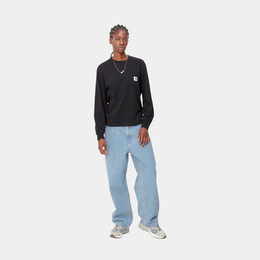Дънки Carhartt WIP Brandon Pant "Blue Stone Bleached" Синьо | I031918_01_12, 3