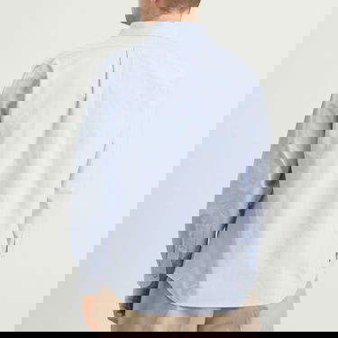 Риза Human Made Human Made Striped Oxford Shirt 'The Future Is In The Past' 'Dry Alls' Синьо | HM30SH006-BLU, 3