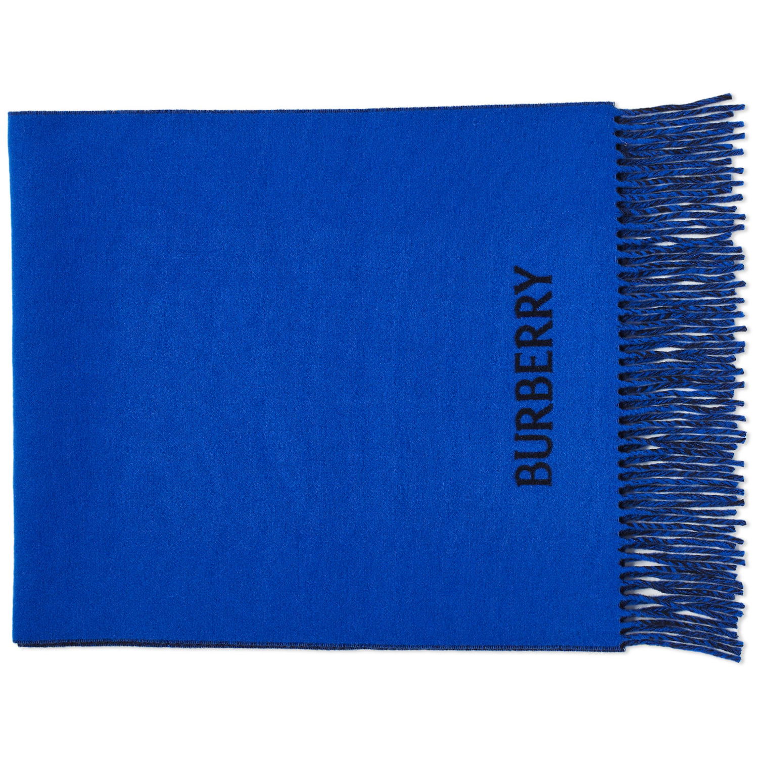 Аксесоари Burberry Logo Jacquard Cashmere Scarf Тъмно синьо | 8078785-B7320, 0