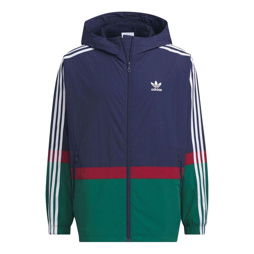 Ветровка adidas Originals Originals Colorblock Hooded Windbreaker Jacket Синьо | IN0995