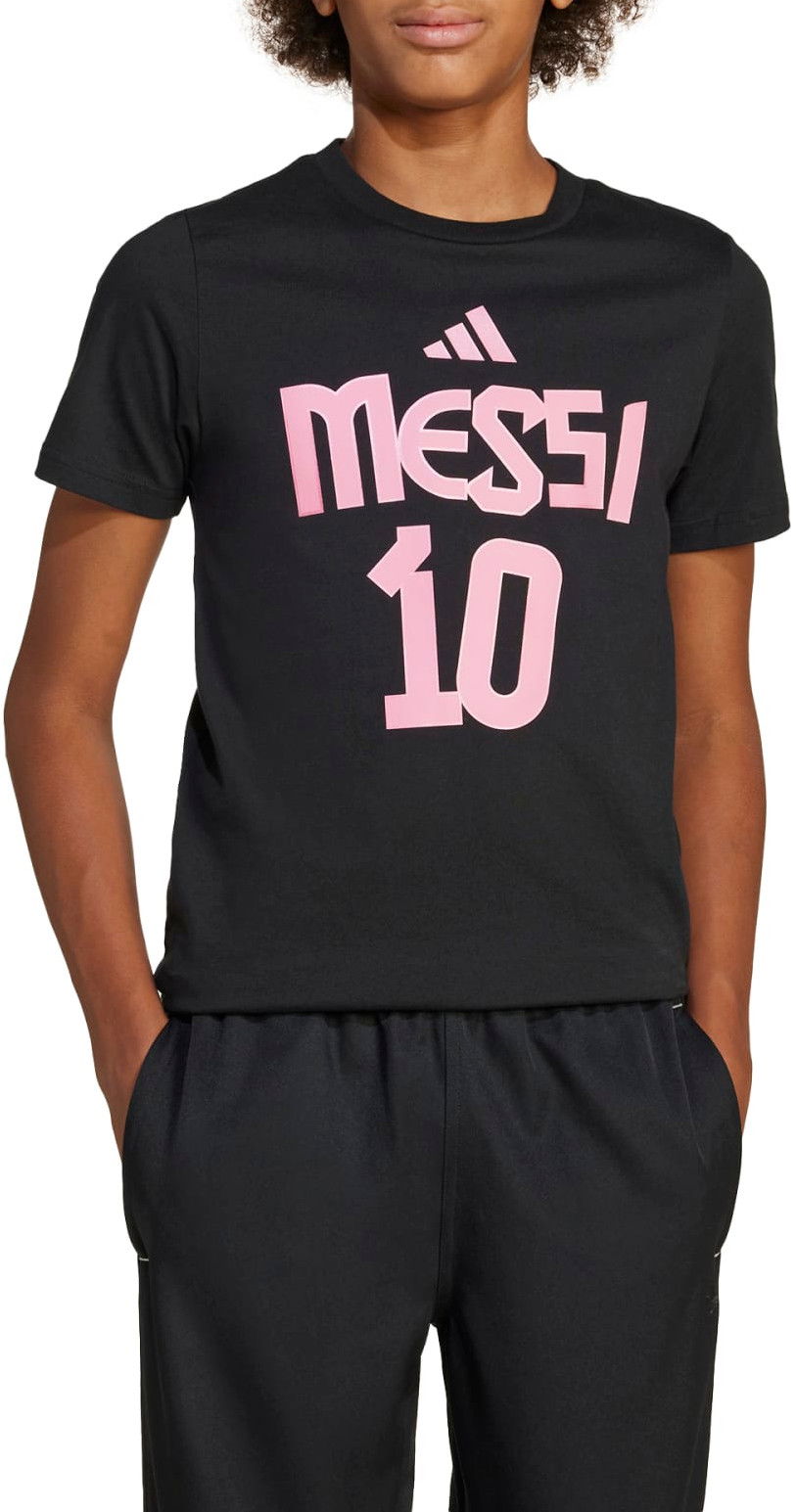 Тениска adidas Originals Messi Graphic T-Shirt Черно | jm3553, 0