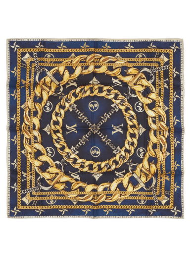 Шал Aries Chain Print Silk Bandana Жълто | FUAR90022 MLT